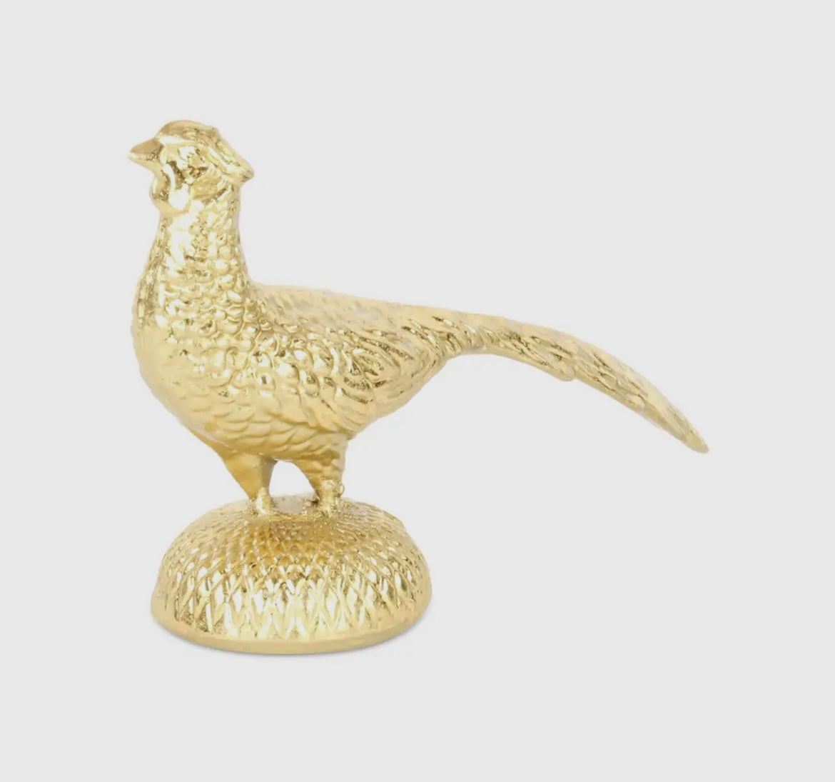 Gold Peacock Figurine