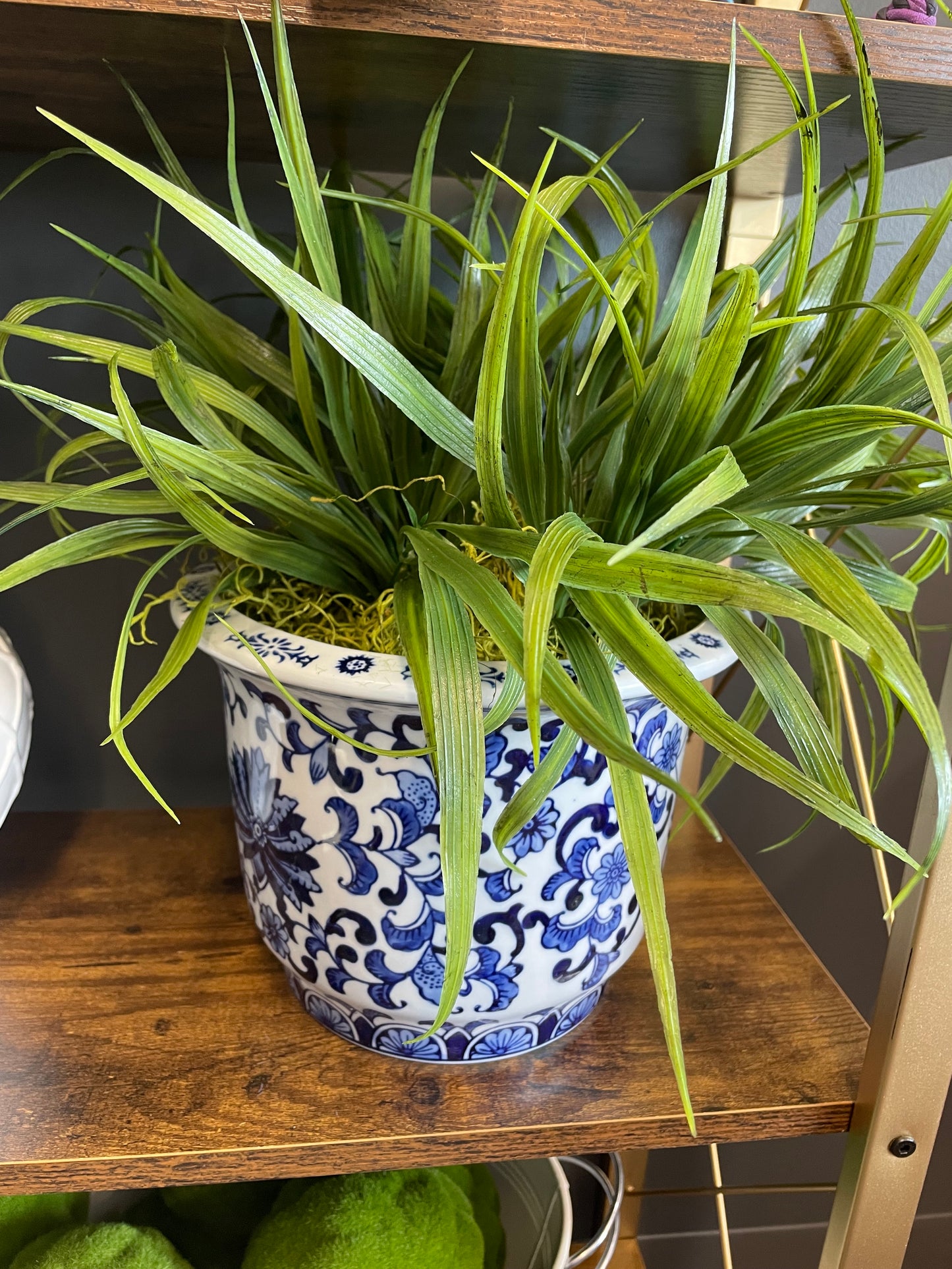 Blue Chinoiserie Planter