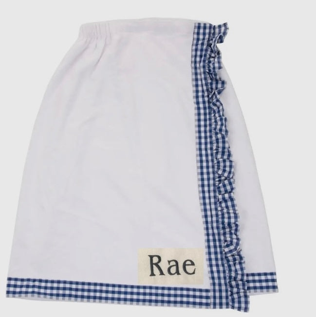 Blue Towel Wrap