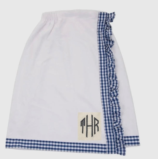 Blue Towel Wrap