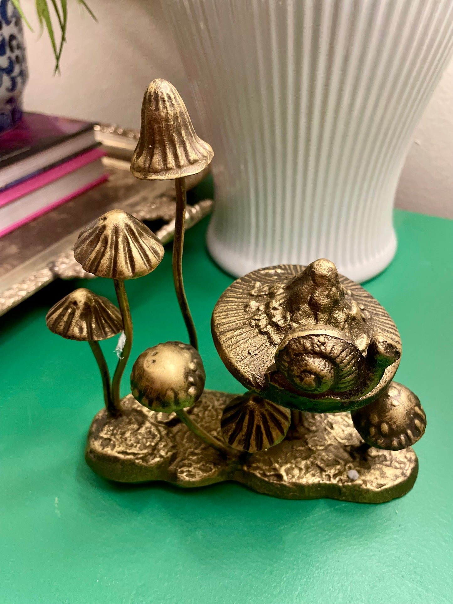 Gold Mushroom Accent