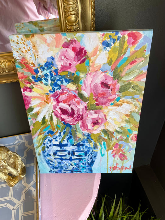 Saturday Bouquet Canvas