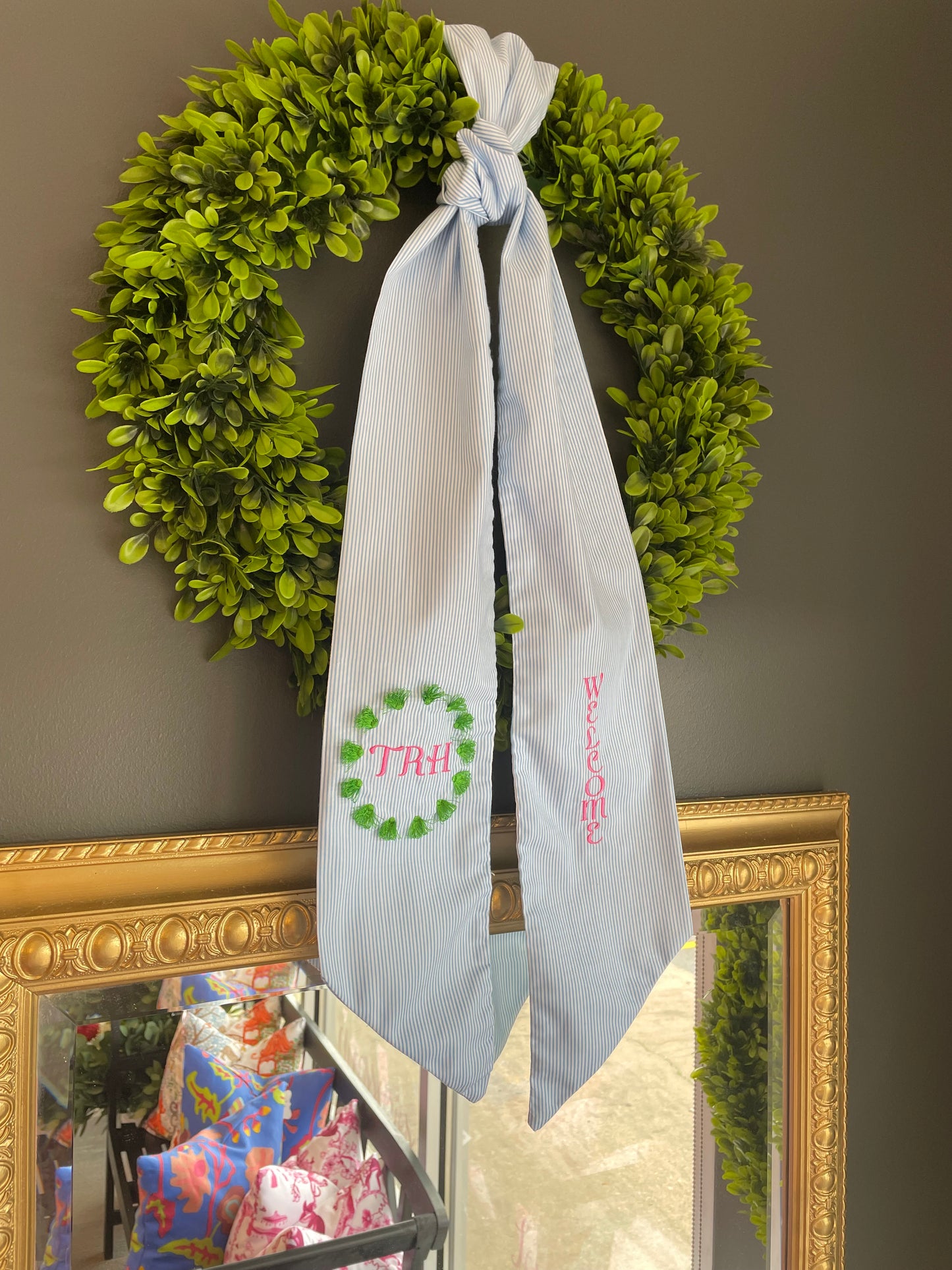 Wreath Sash