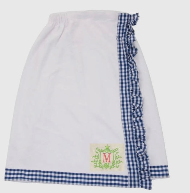 Blue Towel Wrap