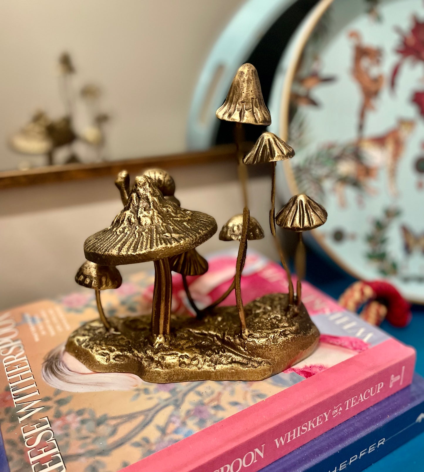 Gold Mushroom Accent