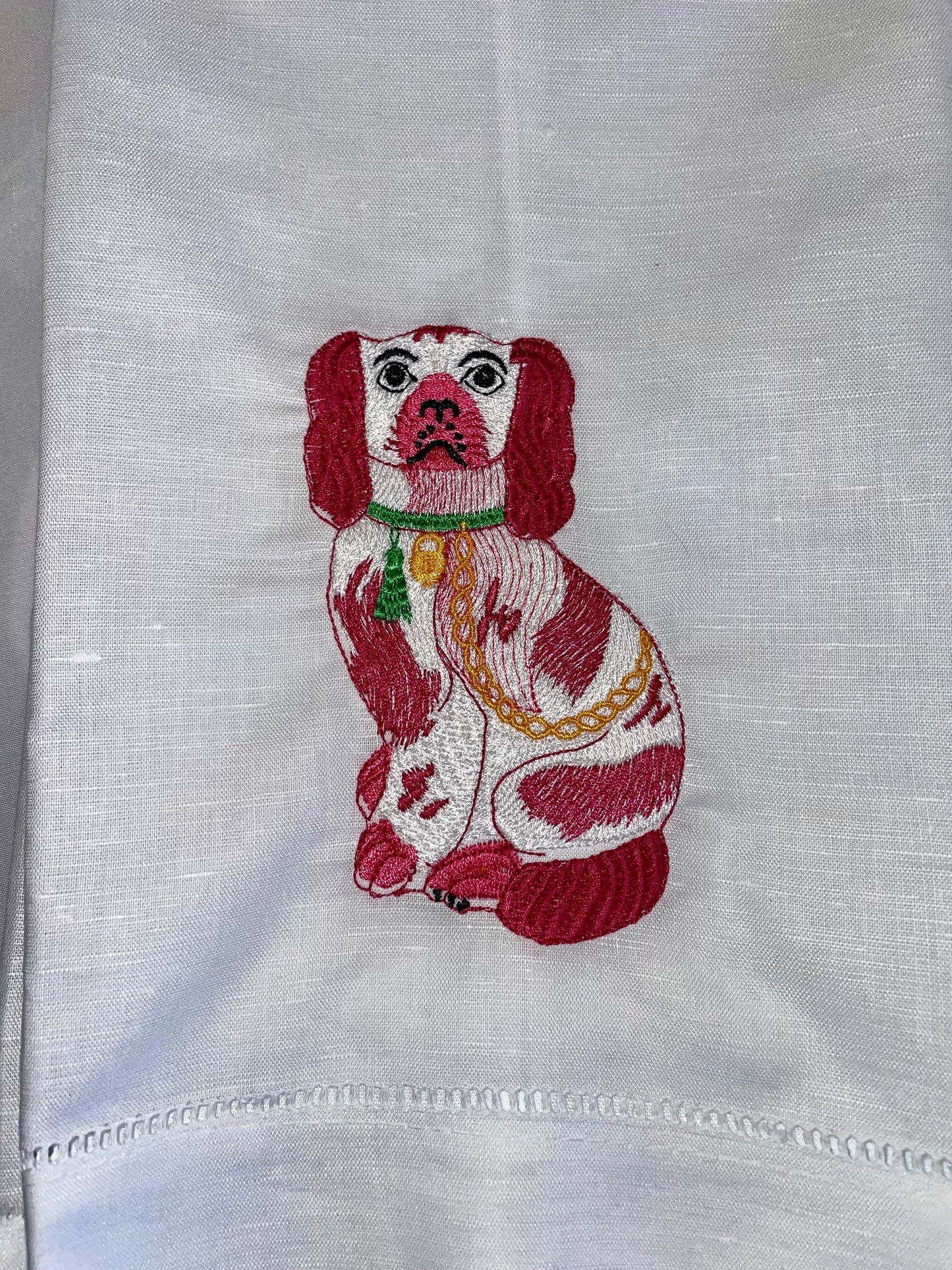 Embroidered Tea Towel