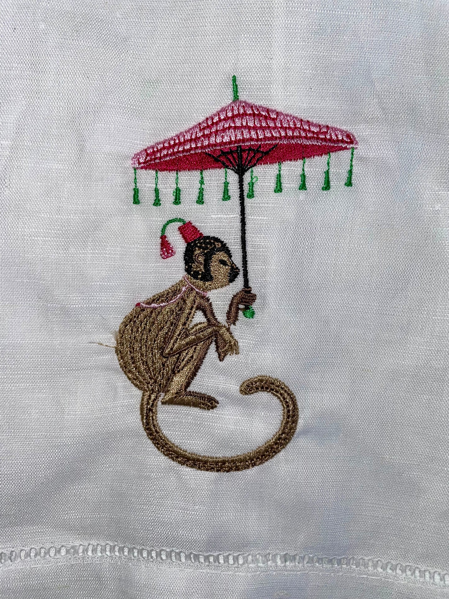 Embroidered Tea Towel