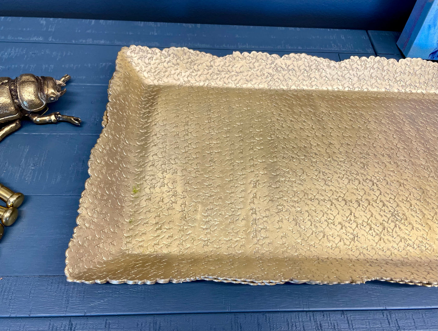 Gold Hammered Tray