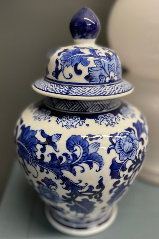 Blue Chinoiserie Ginger Jar