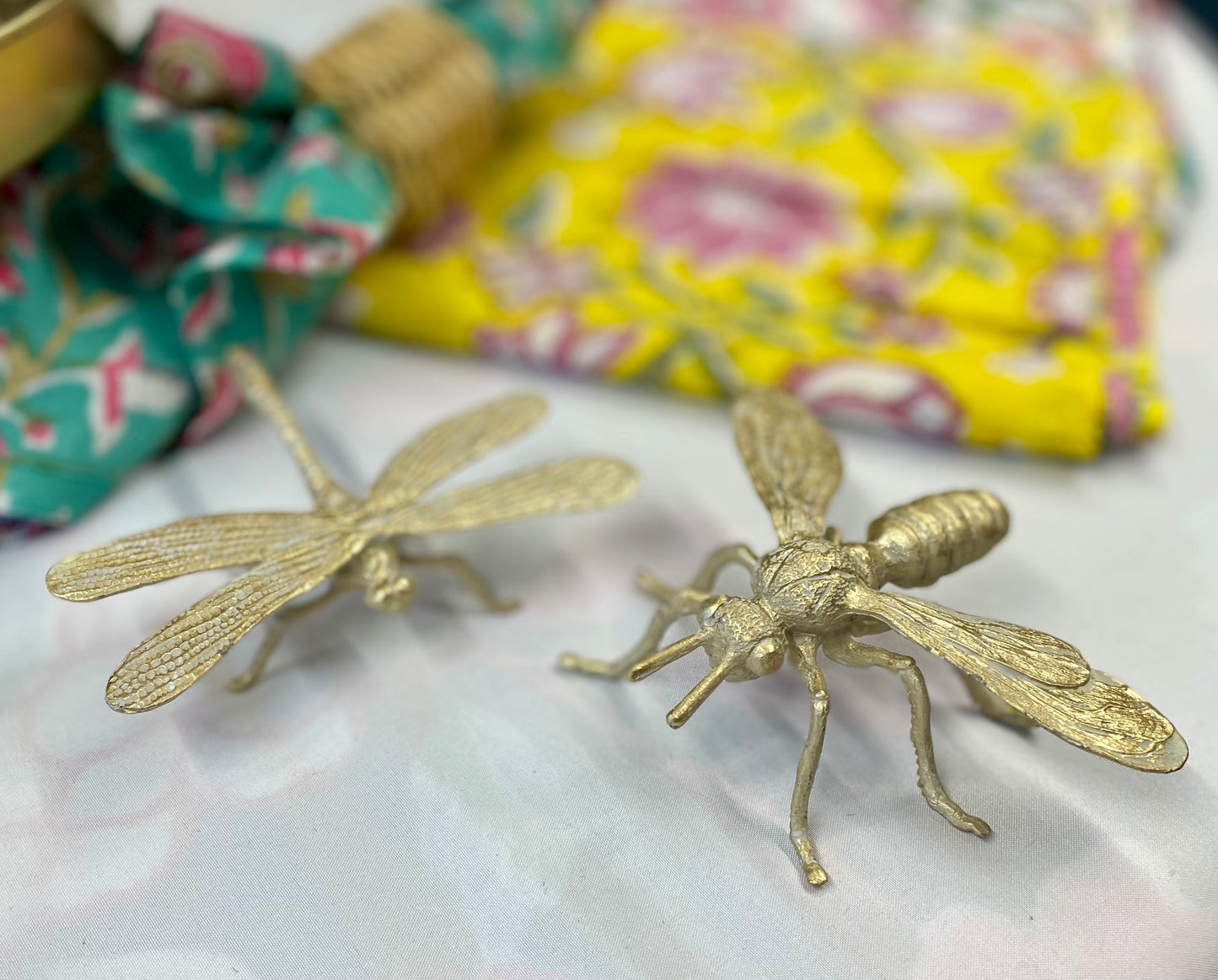 Gold Metal Insects